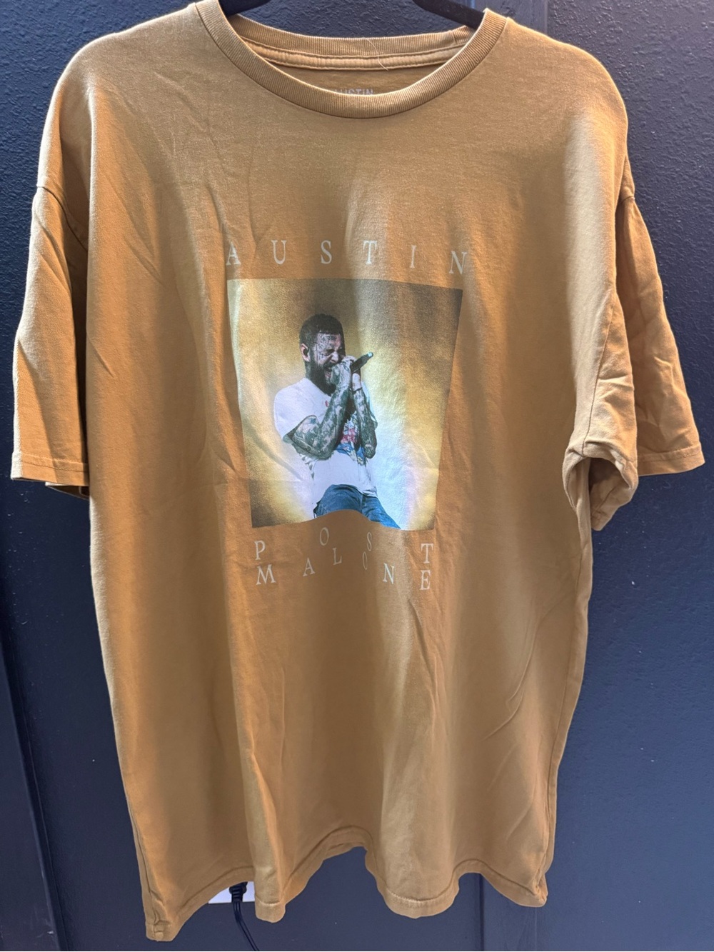 Graphic Poster Short Sleeve Tee - Brown